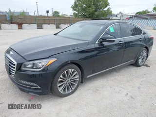 2017 Genesis G80 3.8L with VIN KMHGN4JEXHU210171, listed as a IAAI auction lot 42286383 with 94,240 mi miles and . Bid and sale history available at DreamBid. Image 2.