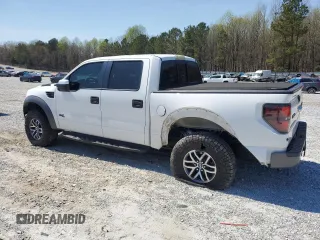 2014 Ford F-150 SVT Raptor with VIN 1FTFW1R67EFB76604, listed as a Copart auction lot 50580885 with 150,377 mi miles and Salvage Title. Bid and sale history available at carsss.com. Image 2.