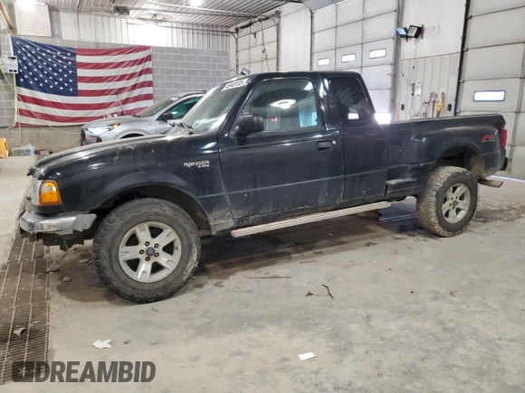 2004 Ford Ranger XL Fleet with VIN 1FTZR45E74PA84176, listed as a Copart auction lot 46949105 with 210,035 mi miles and Salvage Title. Bid and sale history available at DreamBid. Image 1.