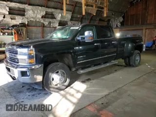 2015 Chevrolet Silverado 3500HD LTZ with VIN 1GC4K0E88FF637377, listed as a Copart auction lot 50862975 with 83,144 mi miles and Salvage Title. Bid and sale history available at carsss.com. Image 1.