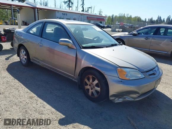 2003 Honda Civic EX with VIN 1HGEM22953L036238, listed as a IAAI auction lot 42081560 with 250,388 mi miles and . Bid and sale history available at DreamBid. Image 1.