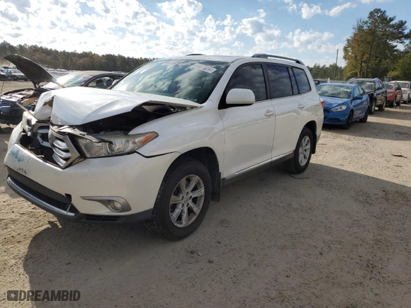 2013 Toyota Highlander with VIN 5TDZK3EH6DS111902, listed as a Copart auction lot 72780103 with 159,255 mi miles and Salvage Title. Bid and sale history available at carsss.com. Image 1.