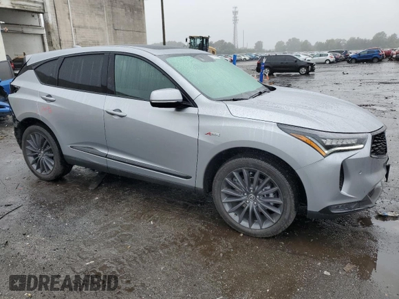 2024 Acura RDX w/A-Spec Advance Package with VIN 5J8TC2H83RL012828, listed as a Copart auction lot 72732824 with 7,135 mi miles and Salvage Title. Bid and sale history available at carsss.com. Image 4.
