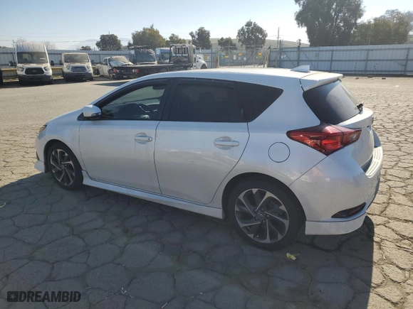 2017 Toyota Corolla iM with VIN JTNKARJE9HJ532319, listed as a Copart auction lot 89195885 with NaN miles and Salvage Title. Bid and sale history available at carsss.com. Image 2.