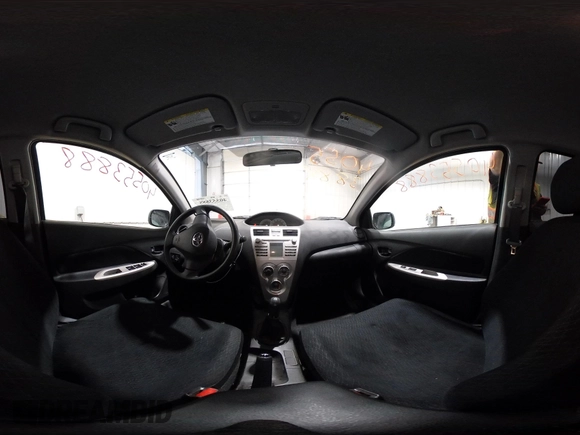 2008 Toyota Yaris with VIN JTDBT903581284634, listed as a IAAI auction lot 40553888 with 180,563 mi miles. Bid and sale history available at carsss.com. Image 18.