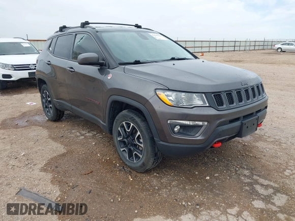 2019 Jeep Compass Trailhawk with VIN 3C4NJDDBXKT795294, listed as a IAAI auction lot 42046344 with 100,395 mi miles and . Bid and sale history available at DreamBid. Image 1.