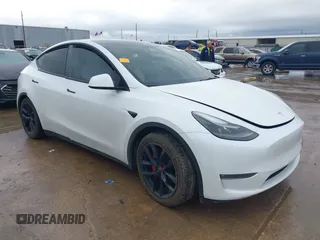2022 Tesla Model Y Performance with VIN 7SAYGDEF1NF456829, listed as a IAAI auction lot 41448425 with 41,380 mi miles and . Bid and sale history available at DreamBid. Image 1.