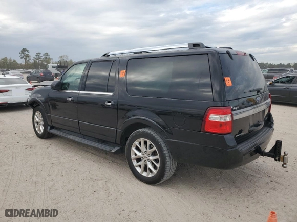 2017 Ford Expedition EL Limited with VIN 1FMJK1KT3HEA21401, listed as a Copart auction lot 83071954 with 0 mi miles and Salvage Title. Bid and sale history available at carsss.com. Image 2.