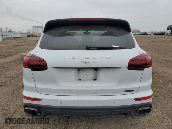 2017 Porsche Cayenne with VIN WP1AA2A25HKA80925, listed as a Copart auction lot 45039835 with 83,973 mi miles and Salvage Title. Bid and sale history available at carsss.com. Image 6.