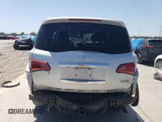 2014 Infiniti QX80 with VIN JN8AZ2NF4E9555172, listed as a Copart auction lot 52302975 with 107,709 mi miles and Salvage Title. Bid and sale history available at DreamBid. Image 6.