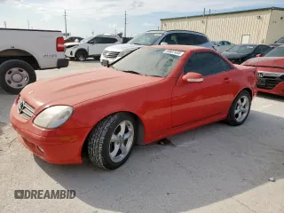 2001 Mercedes-Benz SLK-Class with VIN WDBKK65F11F225933, listed as a Copart auction lot 50607455 with 103,317 mi miles and Clean Title. Bid and sale history available at carsss.com. Image 1.