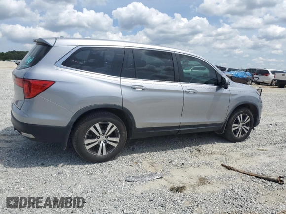 2018 Honda Pilot EX-L with VIN 5FNYF5H55JB020679, listed as a Copart auction lot 56469725 with 62,561 mi miles and Salvage title. Bid and sale history available at DreamBid. Image 3.
