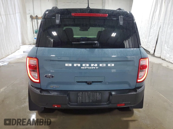 2022 Ford Bronco Sport Outer Banks with VIN 3FMCR9C65NRD60116, listed as a Copart auction lot 60133745 with 67,125 mi miles and Clean title. Bid and sale history available at DreamBid. Image 6.