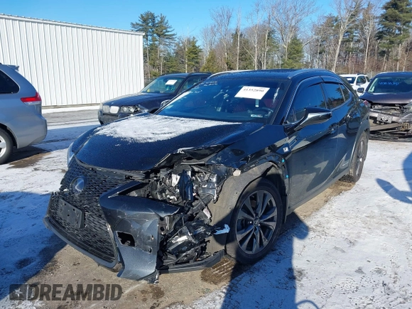 2021 Lexus UX with VIN JTHR9JBH8M2037134, listed as a IAAI auction lot 41352890 with 56,198 mi miles. Bid and sale history available at carsss.com. Image 6.