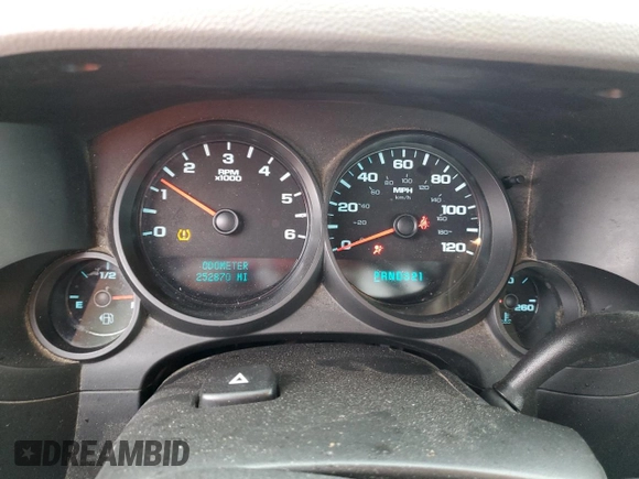 2008 Chevrolet Silverado 1500 Work Truck with VIN 1GCEC14X48Z297565, listed as a Copart auction lot 49673225 with 252,870 mi miles and Clean Title. Bid and sale history available at carsss.com. Image 9.