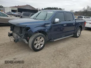 2018 Ford F-150 XL with VIN 1FTEW1CP5JKC81186, listed as a Copart auction lot 45587055 with 148,636 mi miles and Salvage Title. Bid and sale history available at carsss.com. Image 1.