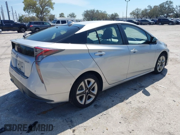 2017 Toyota Prius Two with VIN JTDKARFU7H3047752, listed as a IAAI auction lot 41706089 with 45,391 mi miles. Bid and sale history available at carsss.com. Image 4.