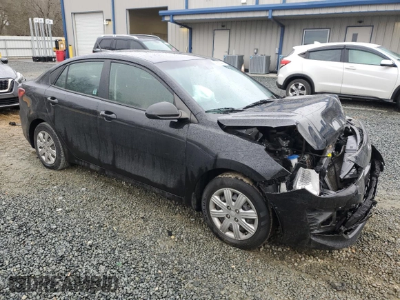 2021 Kia Rio LX with VIN 3KPA24AD5ME373135, listed as a Copart auction lot 42866445 with 78,538 mi miles and Salvage Title. Bid and sale history available at carsss.com. Image 4.