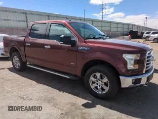 2016 Ford F-150 XLT with VIN 1FTEW1EG2GKD88539, listed as a Copart auction lot 56975835 with 142,775 mi miles and Salvage title. Bid and sale history available at DreamBid. Image 4.