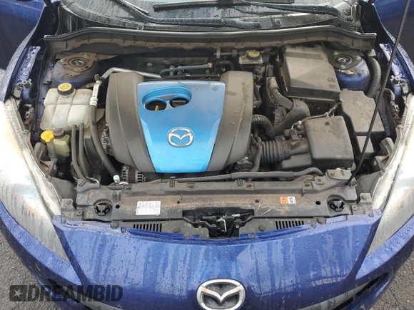 2013 Mazda 3 i Touring with VIN JM1BL1L86D1705148, listed as a Copart auction lot 76975804 with 73,900 mi miles and Salvage title. Bid and sale history available at DreamBid. Image 11.