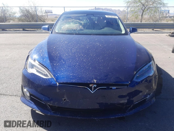 2017 Tesla Model S 100D with VIN 5YJSA1E25HF222360, listed as a Copart auction lot 56799165 with Not provided miles and Salvage title. Bid and sale history available at DreamBid. Image 5.