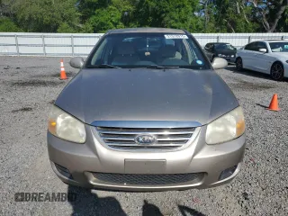 2007 Kia Spectra EX with VIN KNAFE121375478544, listed as a Copart auction lot 51572015 with 200,203 mi miles and Salvage Title. Bid and sale history available at carsss.com. Image 5.