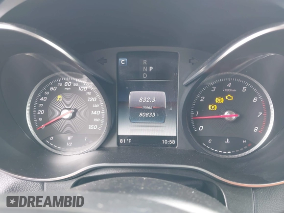 2019 Mercedes-Benz GLC 300 with VIN WDC0G4JB6KV128066, listed as a IAAI auction lot 42099576 with 80,833 mi miles and . Bid and sale history available at DreamBid. Image 16.