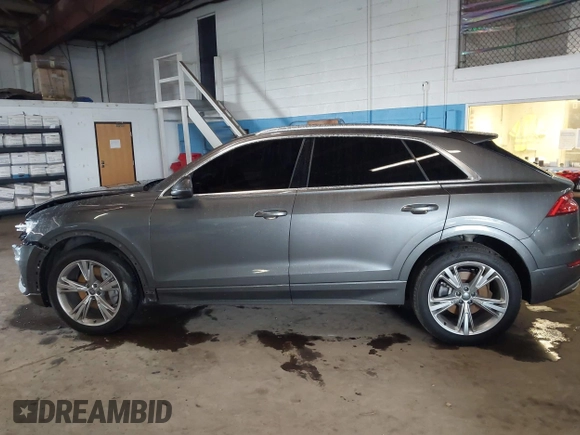 2019 Audi Q8 Premium Plus with VIN WA1BVAF10KD010002, listed as a IAAI auction lot 42326499 with 68,585 mi miles and . Bid and sale history available at DreamBid. Image 14.