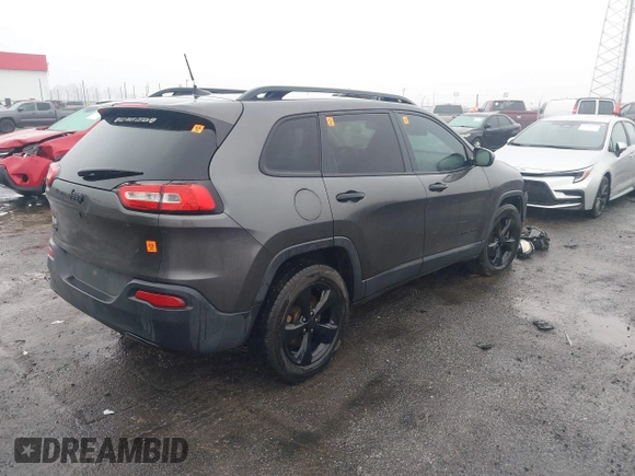 2016 Jeep Cherokee Sport with VIN 1C4PJMAB8GW318412, listed as a IAAI auction lot 41547774 with 150,078 mi miles. Bid and sale history available at carsss.com. Image 4.