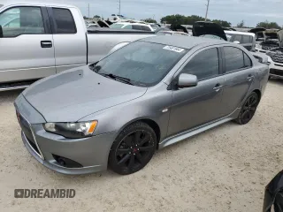 2013 Mitsubishi Lancer GT with VIN JA32U8FW9DU010787, listed as a Copart auction lot 73481664 with 142,188 mi miles and Salvage Title. Bid and sale history available at carsss.com. Image 1.