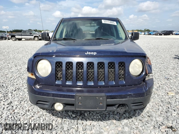 2012 Jeep Patriot Latitude with VIN 1C4NJRFB0CD624281, listed as a Copart auction lot 53113805 with 131,030 mi miles and Salvage Title. Bid and sale history available at carsss.com. Image 5.