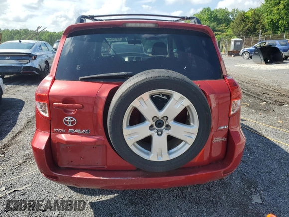 2007 Toyota RAV4 Sport with VIN JTMBD32V276045858, listed as a Copart auction lot 57290625 with Not provided miles and Clean title. Bid and sale history available at DreamBid. Image 6.