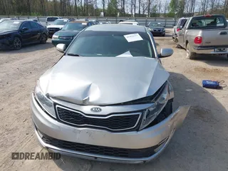 2012 Kia Optima Hybrid with VIN KNAGM4AD9C5020070, listed as a IAAI auction lot 41952137 with 153,942 mi miles. Bid and sale history available at carsss.com. Image 6.