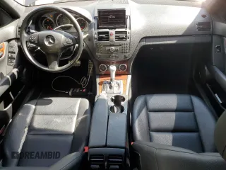 2011 Mercedes-Benz C 300 Sport with VIN WDDGF8BB9BR165933, listed as a Copart auction lot 55478725 with 135,734 mi miles and Salvage title. Bid and sale history available at DreamBid. Image 8.