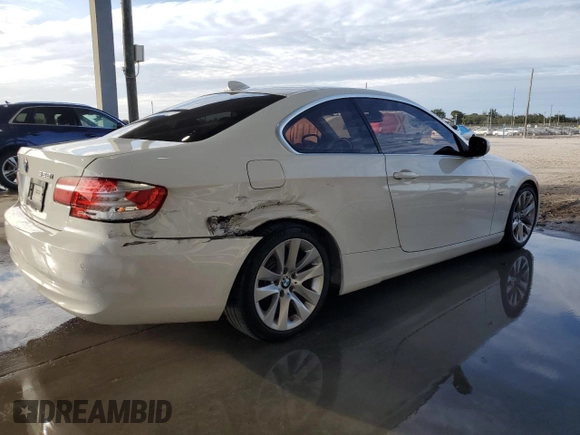 2013 BMW 3 Series 328i with VIN WBAKE3C50DE772264, listed as a Copart auction lot 88314935 with 140,757 mi miles and Salvage Title. Bid and sale history available at DreamBid. Image 3.