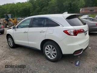 2016 Acura RDX Technology with VIN 5J8TB4H58GL003348, listed as a Copart auction lot 57286545 with 108,394 mi miles and Salvage title. Bid and sale history available at DreamBid. Image 2.