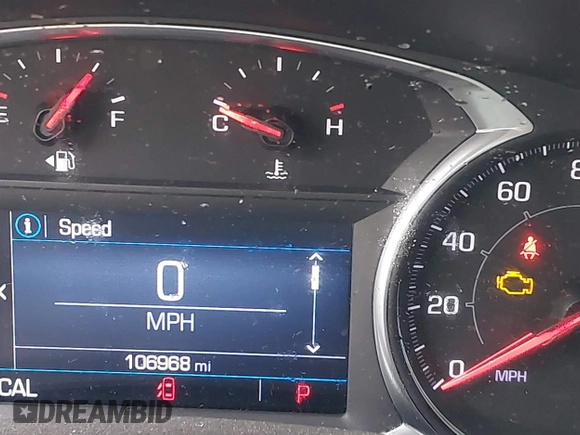 2019 GMC Terrain SLE with VIN 3GKALMEV9KL318796, listed as a IAAI auction lot 41708377 with 106,968 mi miles and . Bid and sale history available at DreamBid. Image 16.