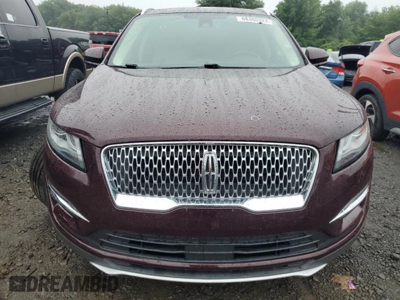 2019 Lincoln MKC Select with VIN 5LMCJ2D94KUL51819, listed as a Copart auction lot 66300324 with 69,619 mi miles and Salvage Title. Bid and sale history available at carsss.com. Image 5.