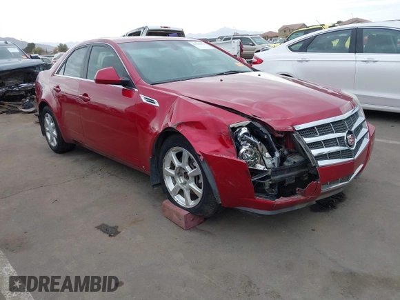 2008 Cadillac CTS AWD w/1SB with VIN 1G6DS57V880190008, listed as a IAAI auction lot 41560471 with 181,110 mi miles. Bid and sale history available at carsss.com. Image 1.
