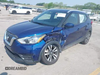 2018 Nissan Kicks SV with VIN 3N1CP5CUXJL506608, listed as a IAAI auction lot 42451752 with 77,235 mi miles and . Bid and sale history available at DreamBid. Image 2.