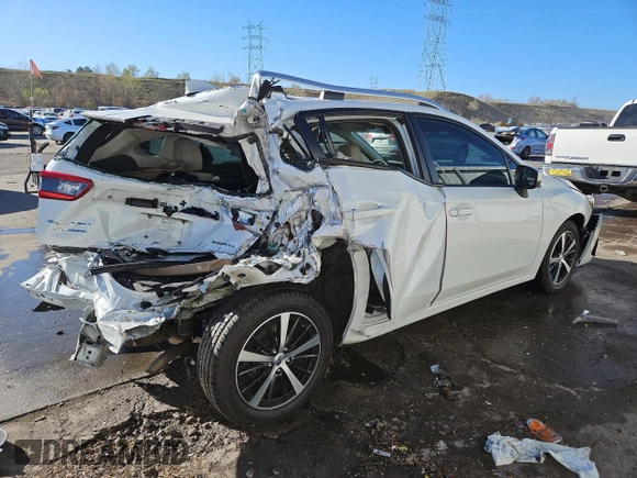 2022 Subaru Impreza Premium z VIN 4S3GTAV69N3708472, wystawiony jako Copart lot #53492235 z przebiegiem 35 073 mil mil oraz Szkoda całkowita • Salvage title. Historia ofert i sprzedaży dostępna na DreamBid. Obrazek 3.