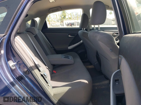 2013 Toyota Prius One with VIN JTDKN3DU6D0343622, listed as a IAAI auction lot 42098154 with 337,881 mi miles. Bid and sale history available at carsss.com. Image 8.