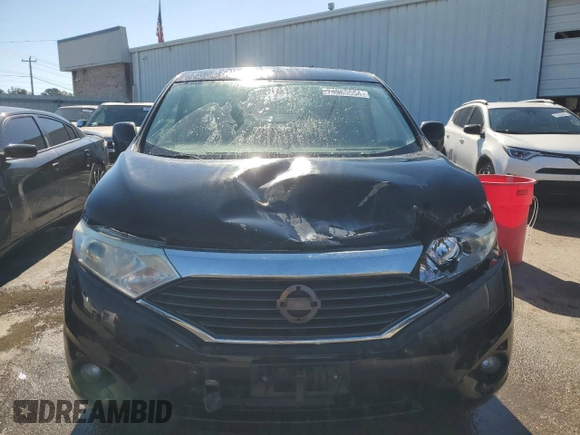 2015 Nissan Quest SV with VIN JN8AE2KP9F9128399, listed as a Copart auction lot 74980554 with 108,346 mi miles and Salvage Title. Bid and sale history available at carsss.com. Image 5.