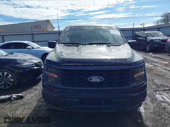 2024 Ford F-150 STX with VIN 1FTEW2LP4RKE73748, listed as a IAAI auction lot 41604796 with 9,609 mi miles and . Bid and sale history available at carsss.com. Image 12.