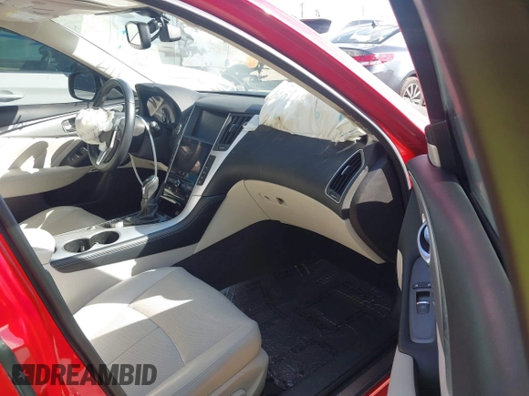 2022 Infiniti Q50 Luxe z VIN JN1EV7BP9NM312072, wystawiony jako IAAI lot #41621411 z przebiegiem 33 323 mil mil oraz . Historia ofert i sprzedaży dostępna na DreamBid. Obrazek 5.