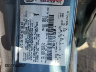 2012 Ford Fusion Hybrid z VIN 3FADP0L33CR288819, wystawiony jako Copart lot #56697025 z przebiegiem 65 486 mil mil oraz Szkoda całkowita • Salvage title. Historia ofert i sprzedaży dostępna na DreamBid. Obrazek 12.