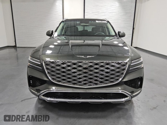 2025 Genesis GV80 Standard with VIN KMUHFESB8SU236496, listed as a Copart auction lot 64112645 with 14,668 mi miles and Clean title. Bid and sale history available at DreamBid. Image 5.