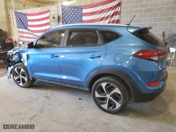 2016 Hyundai Tucson Limited with VIN KM8J3CA25GU047150, listed as a Copart auction lot 50047175 with 117,541 mi miles and Salvage Title. Bid and sale history available at carsss.com. Image 2.