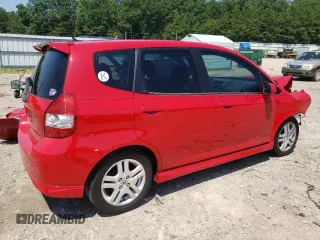 2007 Honda Fit Sport with VIN JHMGD37647S000272, listed as a Copart auction lot 61920584 with 168,922 mi miles and Salvage Title. Bid and sale history available at carsss.com. Image 3.
