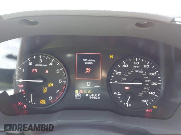2024 Subaru Impreza with VIN JF1GUABC9R8873735, listed as a IAAI auction lot 42147090 with 2,460 mi miles and . Bid and sale history available at DreamBid. Image 7.